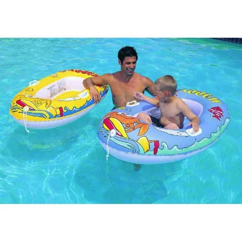 Gommone Gonfiabile Per Bambini Intex 59380NP | Modello Aeroplano Rosso Per Piscina E Bagno | Giocattolo Da Equitazione Acquatico Per Bambini 3-6 Anni