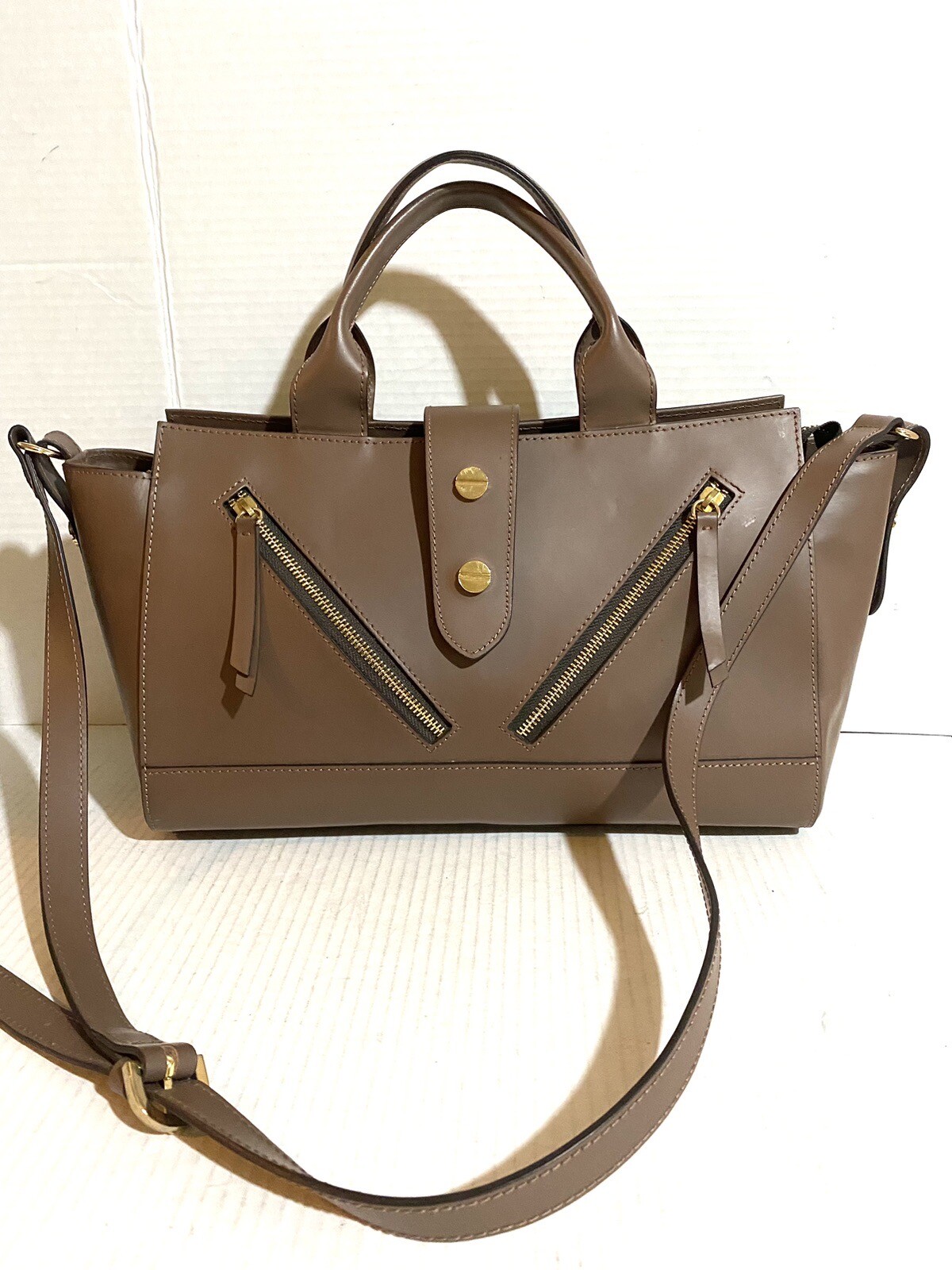 Sac à Main Alberta Di Canio En Cuir - Fabriqué En Italie - Modèle Malaga - Argent Métallique - Neuf Avec étiquettes