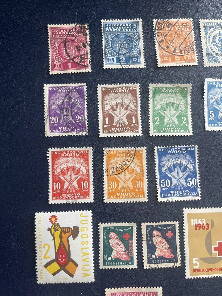 Yugoslavia Various 23 Stamps-Postage Due,tax-red Cross,Italy Occupation,Trieste - Image 2 of 4