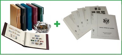 Lindner 512 99 1124V USA United States Stamp Album 1999-2002