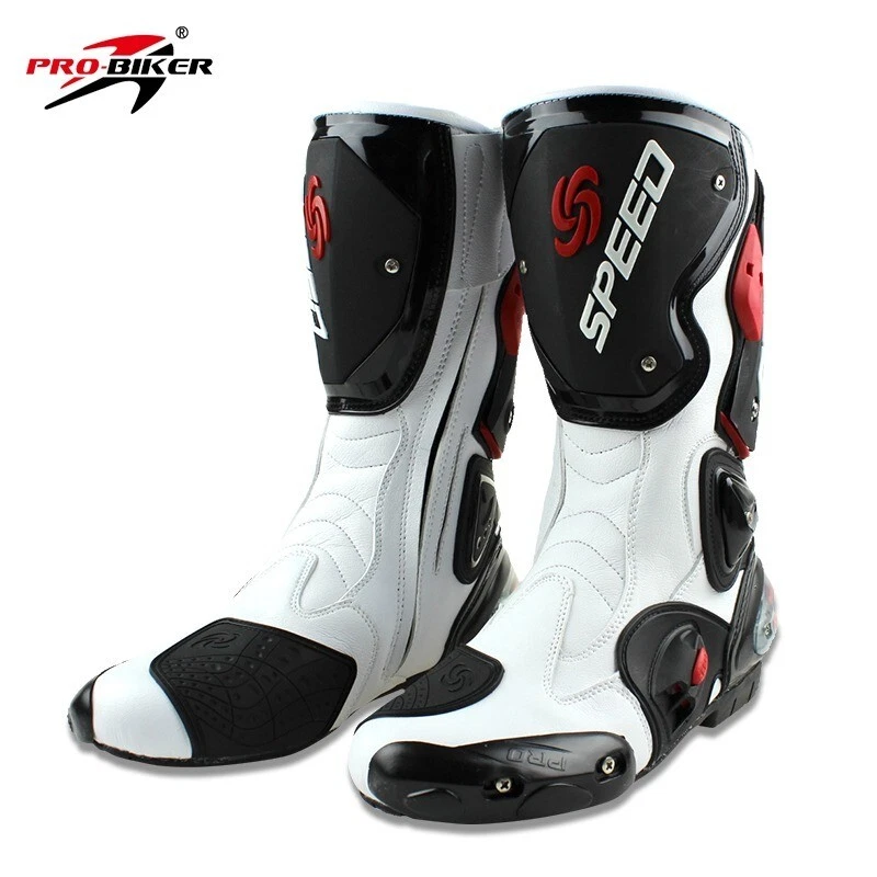 Scarpe da Moto Uomo Impermeabili Stivali Moto Motocross