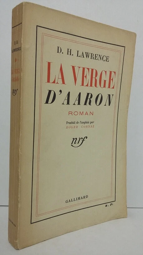LAWRENCE (D.H.) - La verge d'Aaron - 1935. - Edition Originale - Photo 1/1