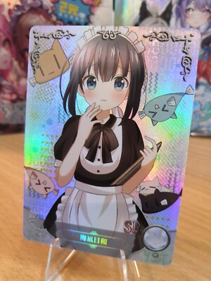 HIYORI MINAGI - SR-08 - Goddess Story Waifu Cards - Slow Loop Anime Manga Maid