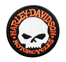 BIKERS MOTORCYCLES SKULL VEST JACKET EMBROIDERED IRON ON PATCH