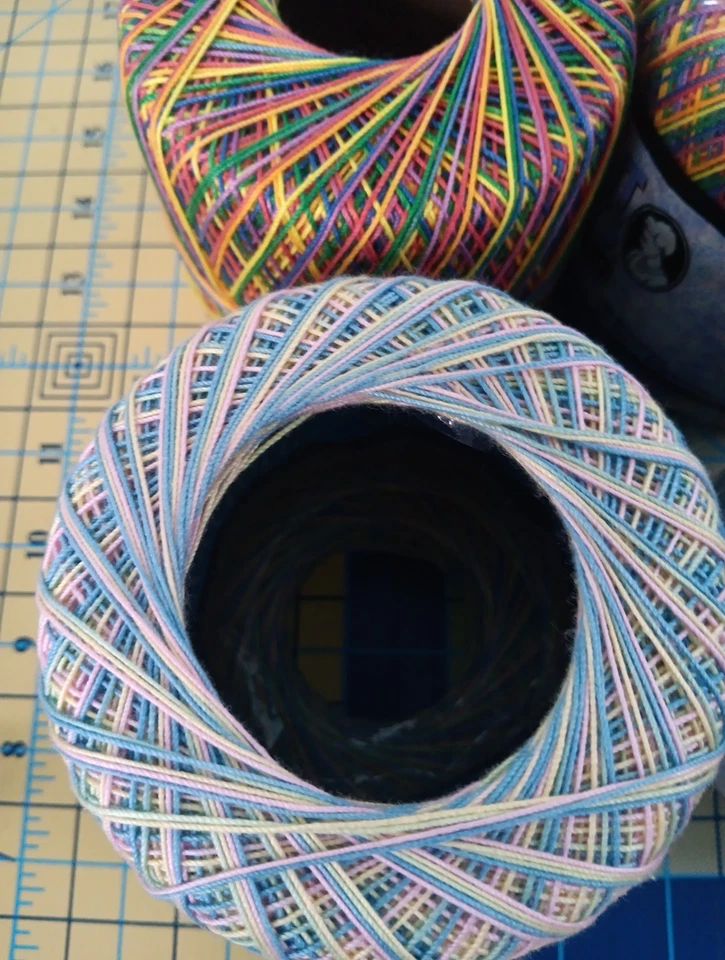 тетя lydias крючком нитки размер 10 5 различных цветов - Изображение 3 из 4