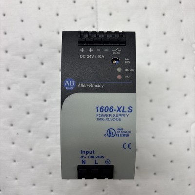 ALLEN-BRADLEY 1606-XLS240E POWER SUPPLY,  100-240V  INPUT, 24V 10A OUTPUT