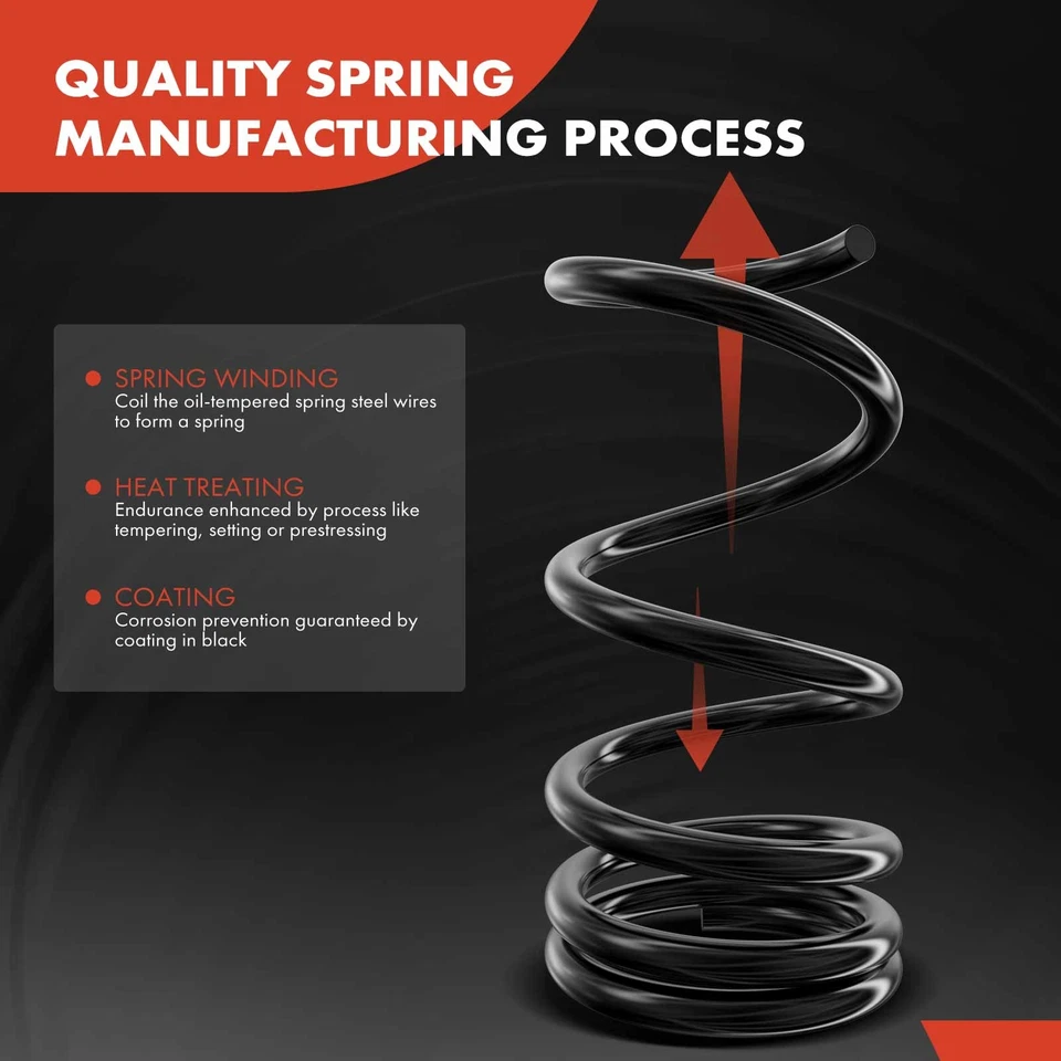 2x Front Coil Springs for Oldsmobile Cutlass Delta 88 Starfire Cutlass Cruiser - Image 2 of 4