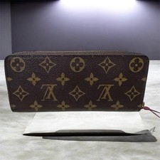 Louis Vuitton Monogram Portefeuille Clemence Fuchsia Long Wallet