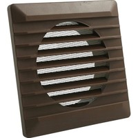 Marley LüFtungsgitter 140 X 140 Mm Mit Fliegengaze Braun