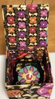Vera Bradley 2011 Glass Ball Bauble Ornament Floral Pattern Christmas — photo 4