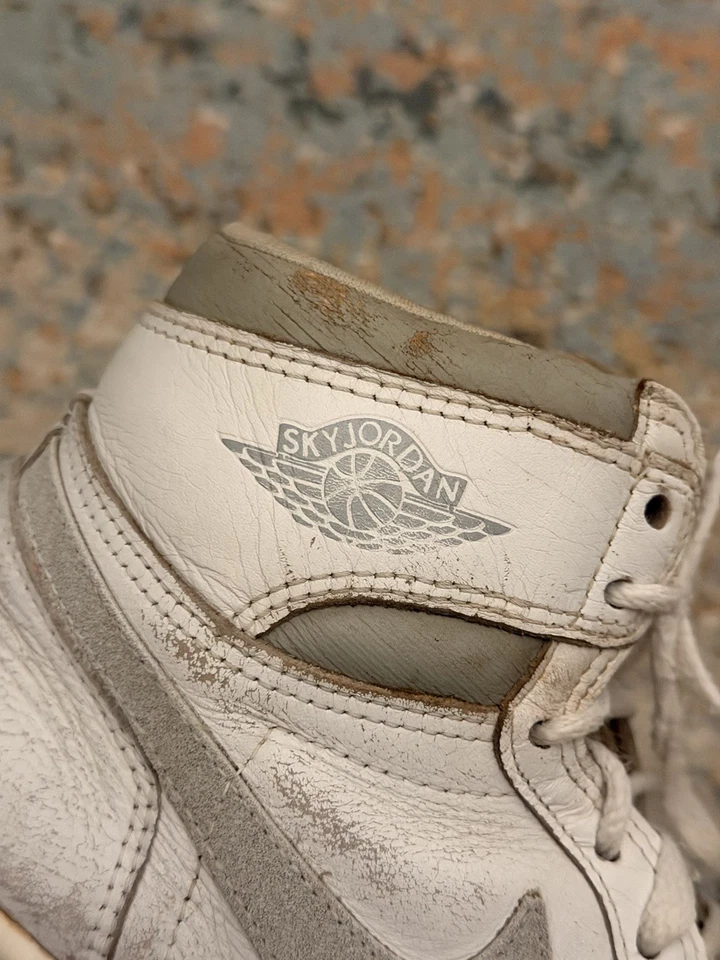 Nike Air Jordan 1 Sky Jordan 1985 1 gris natural talla 6 vintage Foto 4 de 4