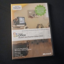 Microsoft Office 2003 Student and Teacher Edition Full Version MS Key/booklet