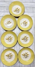 Century Service Autumn Gold Wheat Pattern 8 1/4" Soup Bowl - Set of 7- F1