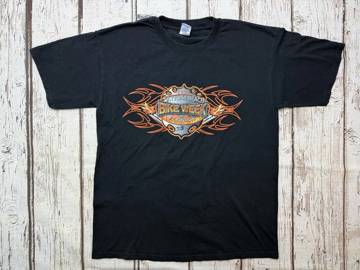 Daytona Bike Week Shirt Indiana Men's Vintage T-Shirts for sale | eBay