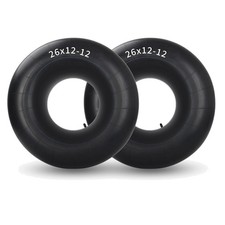 Universal 2 Pack Butyl Inner Tubes 26x12-12 for ATV/UTV and Lawn Mowers
