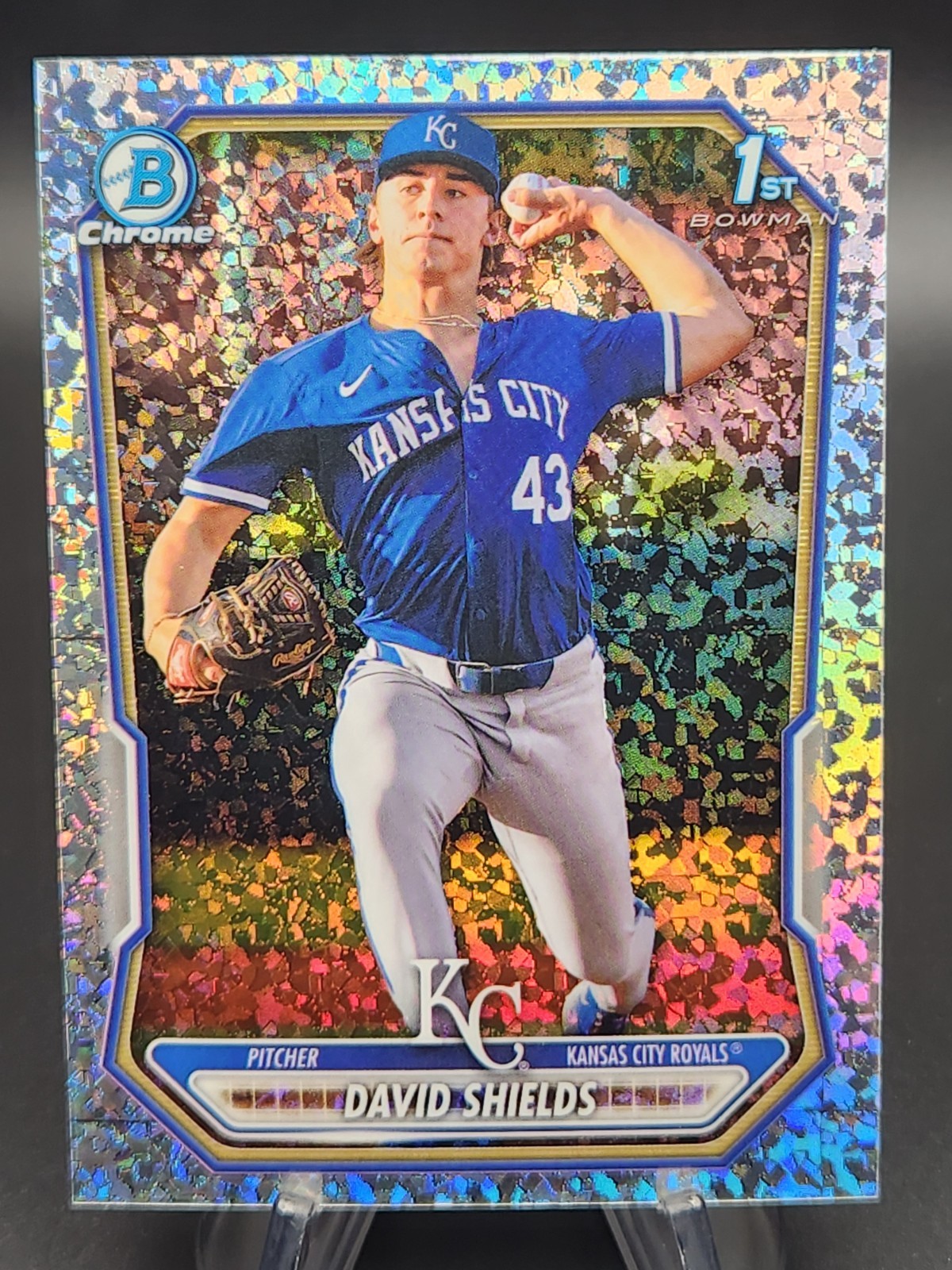David Shields 2026 Bowman Chrome 1st Bowman Mini Diamond