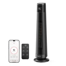 1500W PTC Ceramic Smart Space Heaters for Indoor Use, Portable Heater with Re...