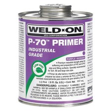 WELD-ON 13996 Primer,Purple,8 Oz,PVC and CPVC 6KWU4