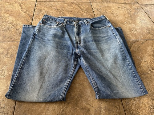 Jean homme Levi’s 514 36X30 stretch coupe droite homme jambe bleu denim - Photo 3/9