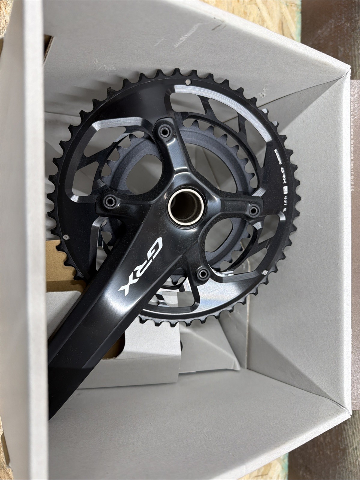 New In Open Box! Shimano GRX FC-RX820 175mm 48/31t 12-Speed 2x12 820 Crankset 31