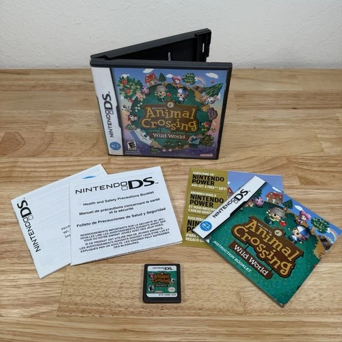 Animal Crossing: Wild World (Nintendo DS) CIB w/ Manuals Excellent Condition