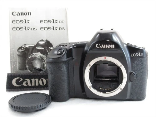 【EXC+++!!】Canon EOS-1N SLR 35mm film Camera w/ Instruction Manual Strap #5569