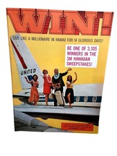 1967 3M Hawaii Promotional Package 4-Page Ad + Entry Card Vintage Set COMPLETE