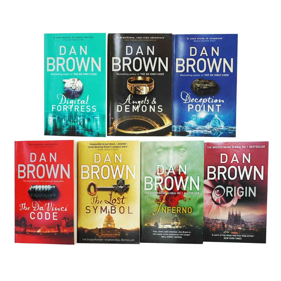 Robert Langdon Series Collection 7 Books Set By Dan Brown - Fiction - Paperback - Image 2 of 4