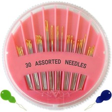 Premium Hand Sewing Needles Assorted Sizes Large Eye Stitching Needles for