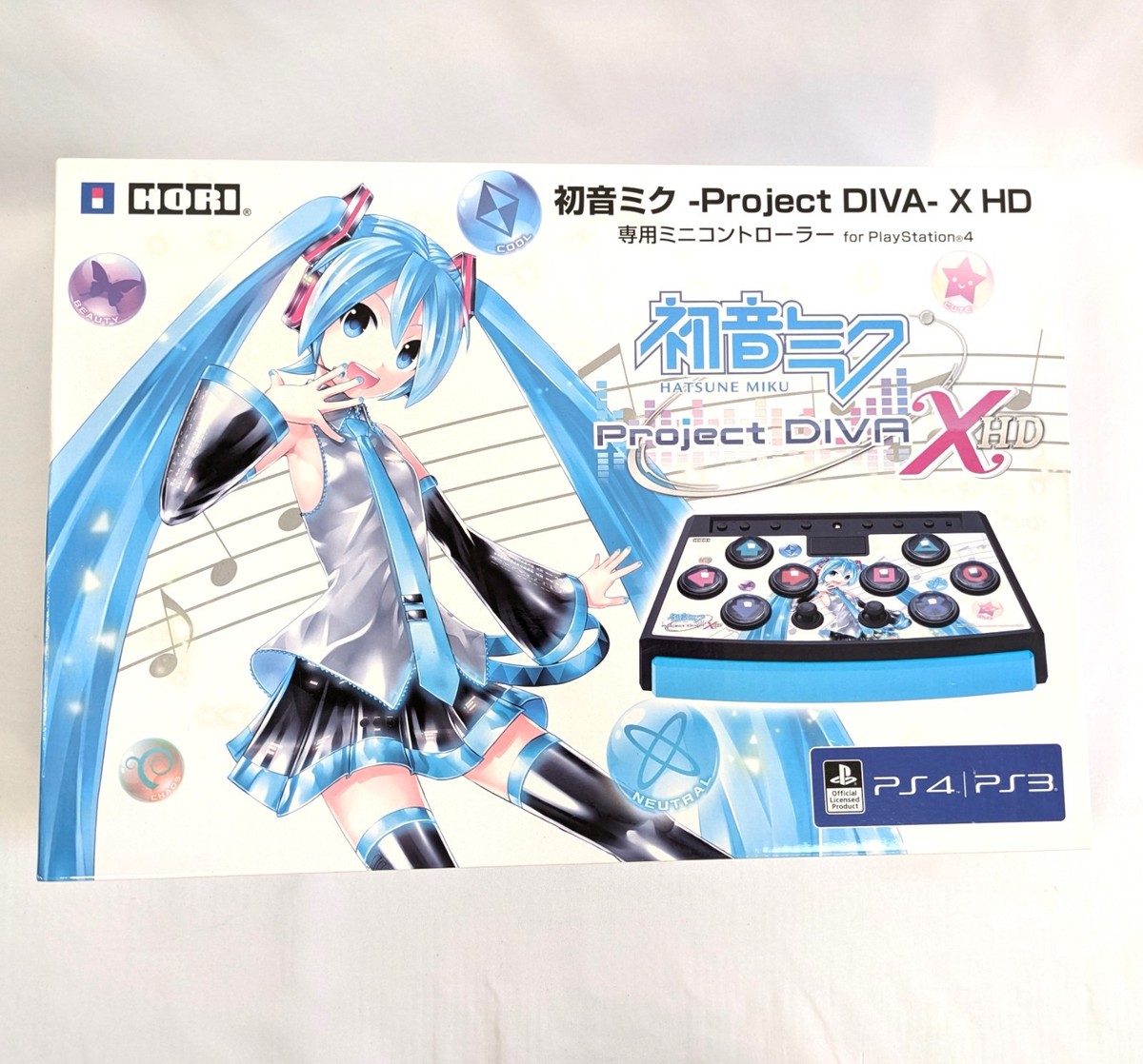 HORI Hatsune Miku Project DIVA X HD VR Mini Controller for PS4