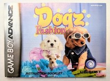 MANUAL ONLY Dogz Fashion Nintendo Gameboy Advance Instruction Booklet