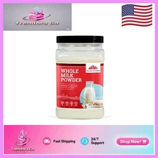 32 Ounce Whole Milk Powder, Hormone-Free - Perfect for Cooking & Baking