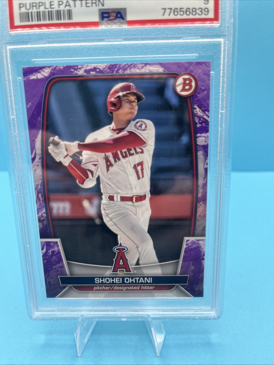 2023 Bowman - Shohei Ohtani #51 Purple Pattern /199 PSA 9 | eBay
