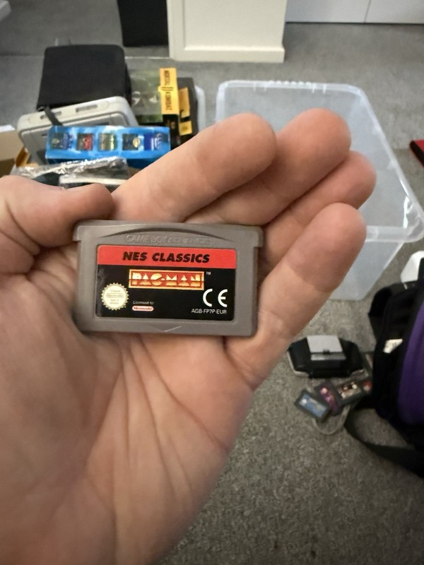 Pac-Man NES Classic Nintendo Game Boy Advance GBA, Tested & Working