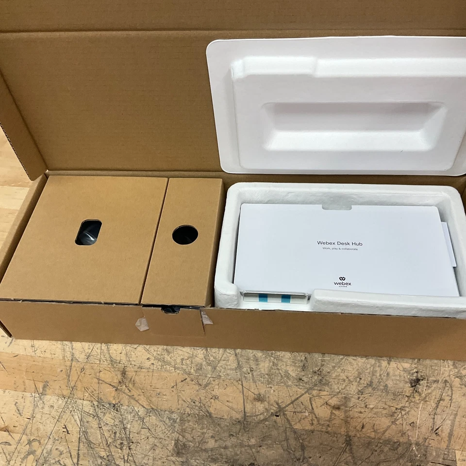 New-in-Box Cisco Webex Desk Hub CD-DSKH-HUB-C-K9 Modular Hub - Black - Image 2 of 3