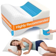 CloudBliss Knee Pillow for Side Sleepers-Cooling Leg Pillow for Side Sleeping...