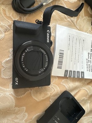 Canon PowerShot G7X Mark III 4K UHD 20.1MP f/2.8 Digital Camera - Black 3637C001