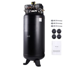 Uimoso 80 Gallon Air Compressor 6.5 Hp 15.5 Scfm90 Psi 2-stage 145psi 3-phase Uimoso 80 Gallon Air Compressor 6.5 Hp 15.5 Scfm90 Psi 2-stage 145psi 3-phase