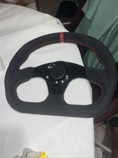 Red Ring Automobile Modification RC Velour Leather 13" 320mm D-Type Wheel os67