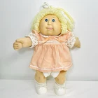 Cabbage Patch Kid Girl Tongue Out Lemon Blonde Blue Eyes Dimples 1986 HM 11