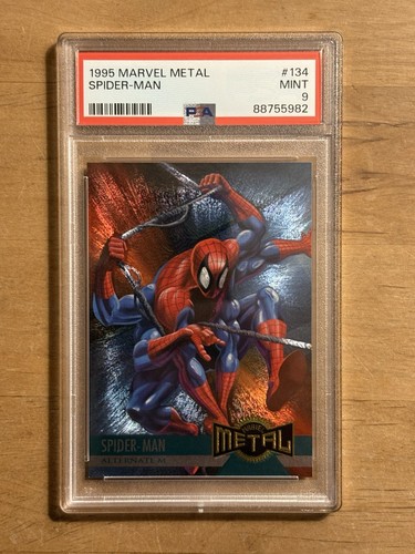 1995 Marvel Metal Spider-Man #134 PSA 9 Mint💥💥💥💥