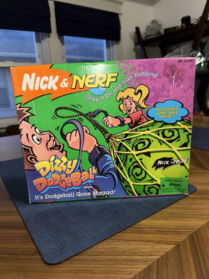 Vtg 1995 Nickelodeon Nick & Nerf Dizzy Dodgeball NOS New Open Box Tonka Kenner