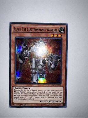 Alpha the Electromagnet Warrior SDMY-EN001 Structure Deck: Yugi Muto 1st Edition