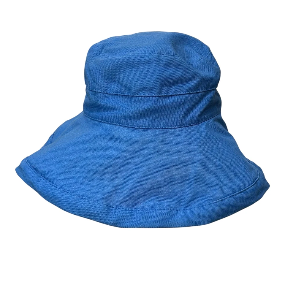 Sombrero Scala Corona Redonda Giana Sol OS Azul Real Playa Protección Solar Exterior Foto 3 de 4