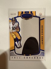 2017 Panini Plates and Patches James Conner Full Coverage /25 (MEM)