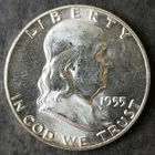 1955 50c Franklin Silver Half Dollar