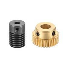 Worm Gear Set 0.5 Module 1:30 Reduction Rate(Gear-6mm Bore, Rod 4mm Bore)