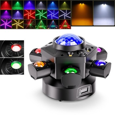 120W 6Head Rotable Moving Head Light Beam Laser Effect KTV Disco Lighting DMX512