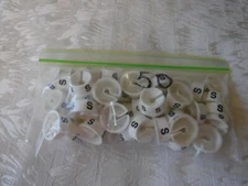 Slip On Hanger Size Markers for Clothing Hanger size S 38 in bag