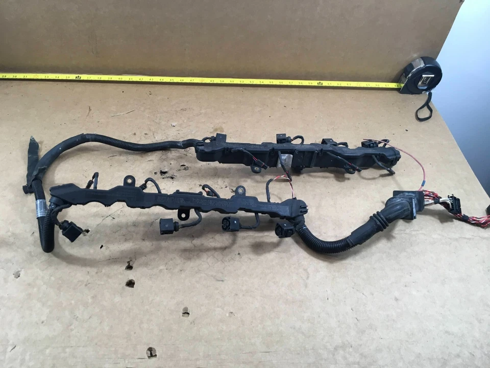 BMW X5 X6 2007-2015 válvula de inyección de combustible inyector cable arnés OEM Foto 2 de 4